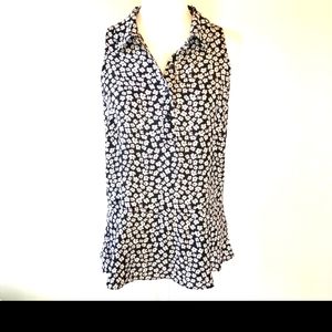 NWT Cabi 5733 Befriend Top Floral Sleeveless Blouse size Small